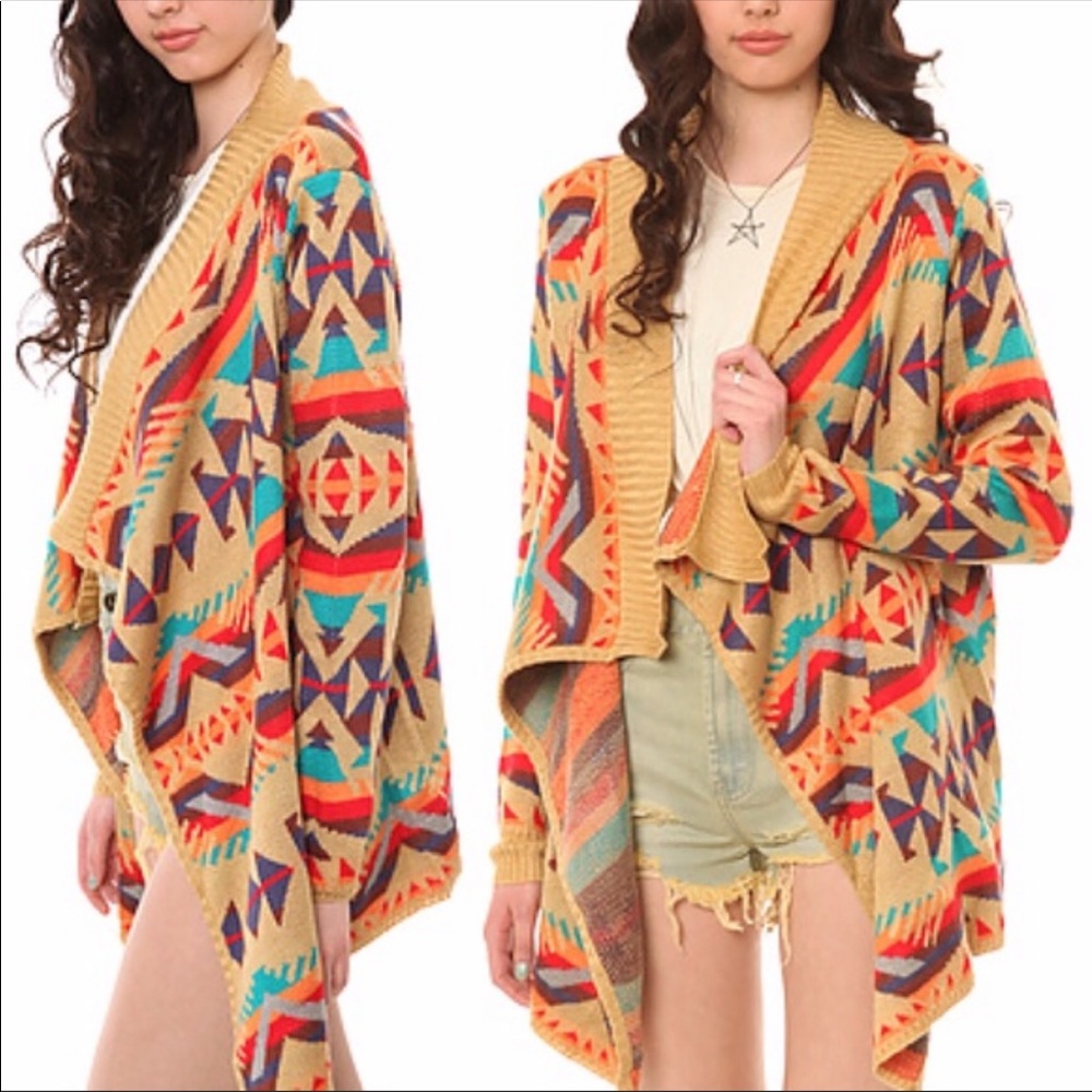 *re-listing* UNIF Desert Poncho Cardigan/Sweater